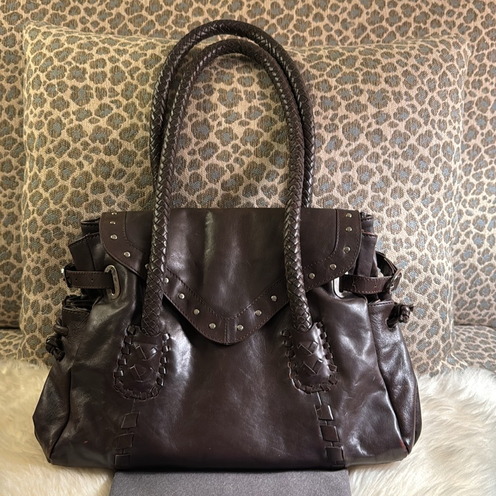 Vintage Carlos Falchi Chi shoulder handbag - Picture 3 of 7